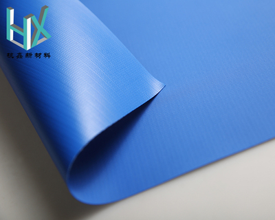 glossy blue heavy tarp Pvc Coated Fabric